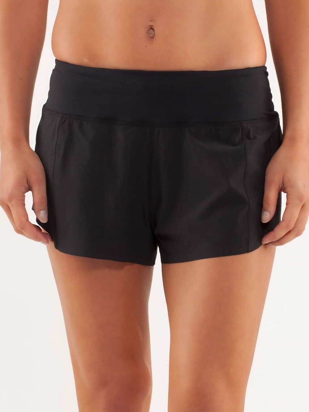 Lululemon Athletica Run: Light As Air Black Shorts